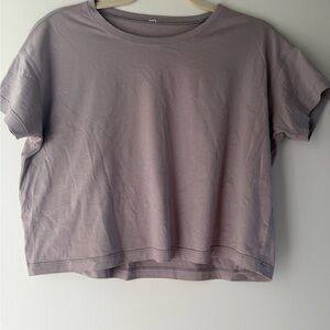 lululemon athletica Dusty Purple Short Sleeve Tee